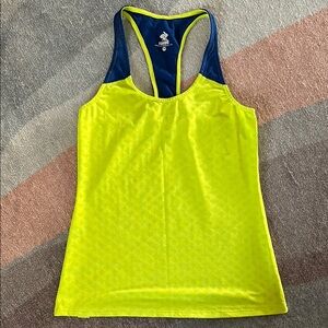 Rabbit Yellow Racerback tank